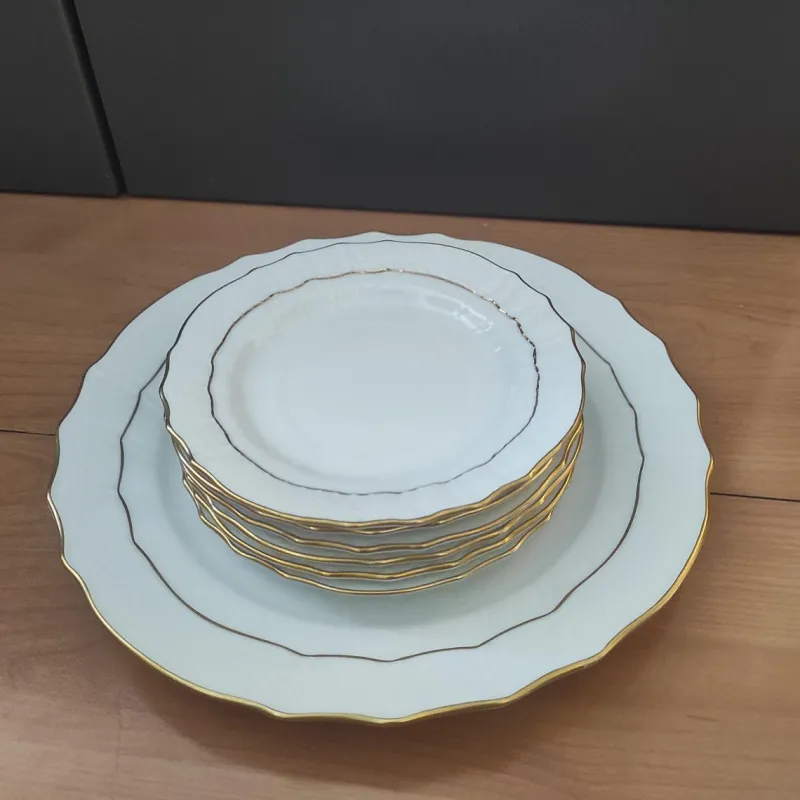 Clearance Pamono Cake Plate Set from Herend, 1950s, Set of 7