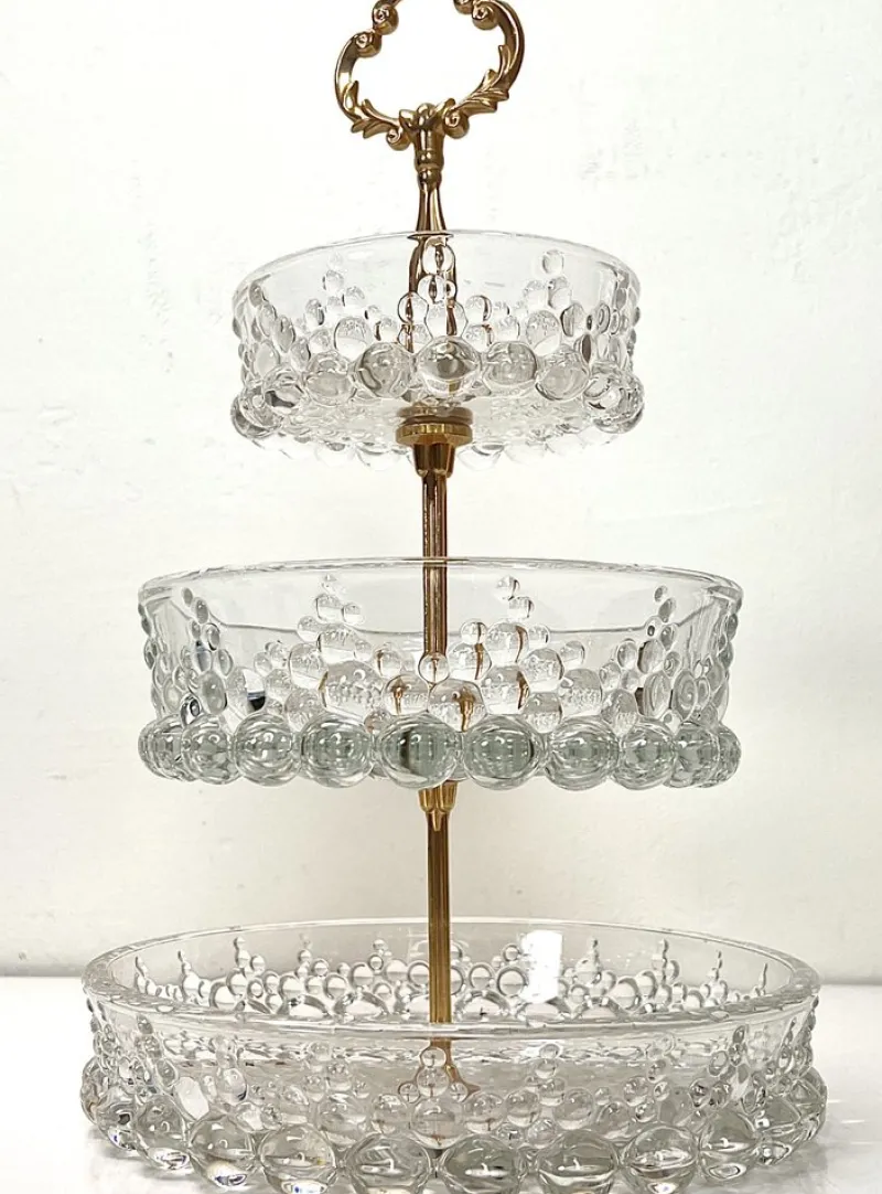 Pamono Cake Stand Etagère by Walther Glas, Germany, 1960s> Serving Dishes