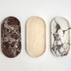 Pamono Calacatta Marble Oval Tray from Kiwano Concept><noscript><img width=