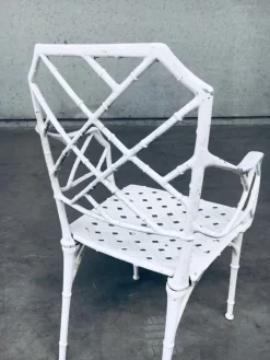 Online Pamono Calcutta Outdoor Armchair in Faux Bamboo by Hall Bradley for Brown Jordan, 1960s, Set of 4