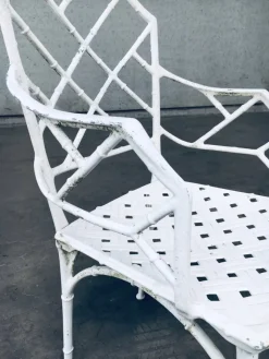 Online Pamono Calcutta Outdoor Armchair in Faux Bamboo by Hall Bradley for Brown Jordan, 1960s, Set of 4