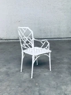 Online Pamono Calcutta Outdoor Armchair in Faux Bamboo by Hall Bradley for Brown Jordan, 1960s, Set of 4