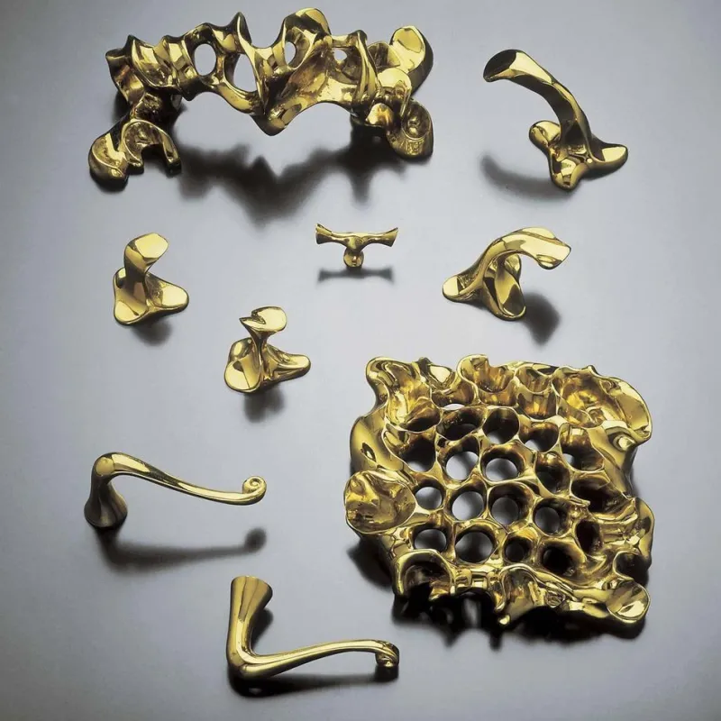 Outlet Pamono Calvet Door Handle Set by Antoni Gaudí