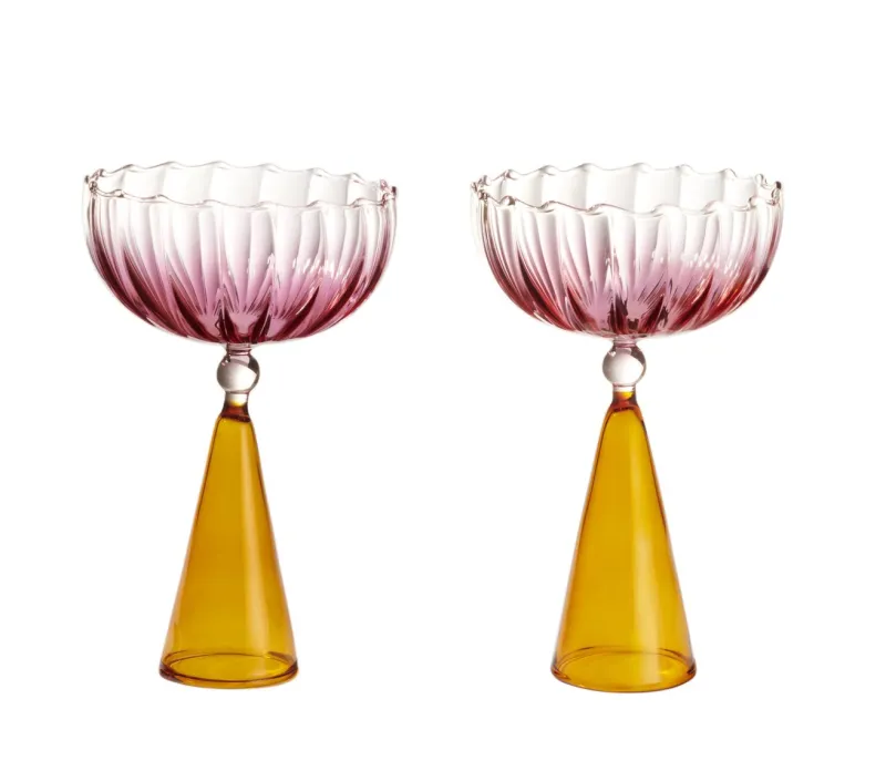 Sale Pamono Calypso Champagne Set by Serena Confalonieri, Set of 2