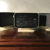 New Pamono Calypso de Luxe Stereo 8 Radio Clock with Speakers from Browni, 1960s, Set of 3