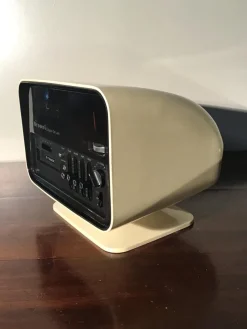 New Pamono Calypso de Luxe Stereo 8 Radio Clock with Speakers from Browni, 1960s, Set of 3