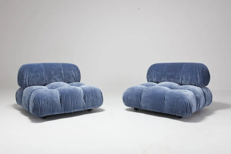 Pamono Camaleonda Lounge Chairs by Mario Bellini for B&B Italia / C&B Italia, Set of 2> Couches & Sofas