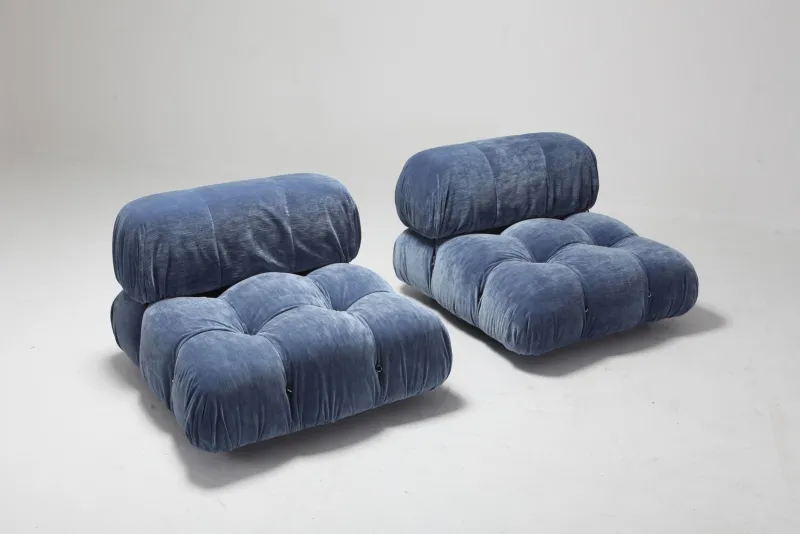 Pamono Camaleonda Lounge Chairs by Mario Bellini for B&B Italia / C&B Italia, Set of 2> Couches & Sofas