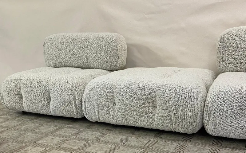 Pamono Camaleonda Sofa in White Bouclé, 2000s> Couches & Sofas
