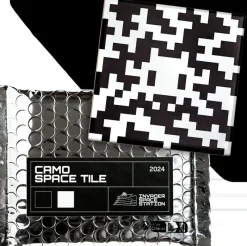 Pamono Camo Space Tiles, 2024, Set of 4> Decorative Objects