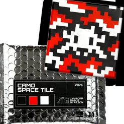 Pamono Camo Space Tiles, 2024, Set of 4><noscript><img width=