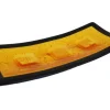 Best Pamono Campielo Q30 Murano Glass Plate with Gold leaf by Stefano Birello for VéVé Glass