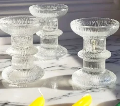New Pamono Candleholders from Luminarc, 1970s, Set of 3