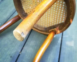 Clearance Pamono Caned Bistro Children's Chair by J.J. Kohn, 1900s