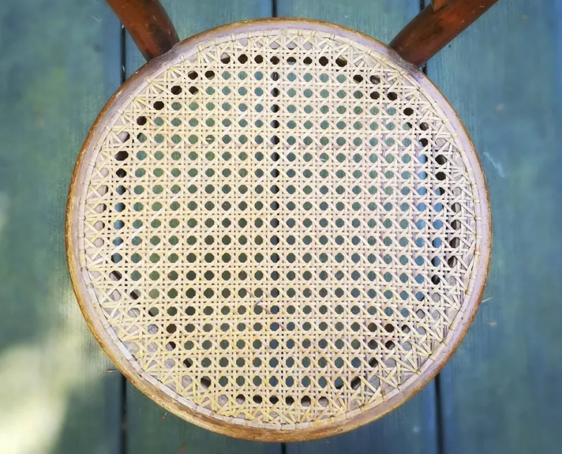 Clearance Pamono Caned Bistro Children's Chair by J.J. Kohn, 1900s