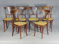 Pamono Caned Chairs by Michael Thonet for Gebrüder Thonet, Set of 6><noscript><img width=