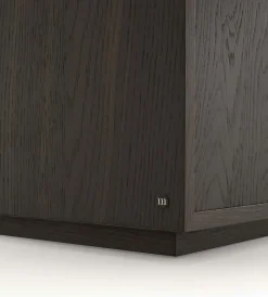Pamono Canette Laguna Oak and Leather Nightstand by Morica Design><noscript><img width=