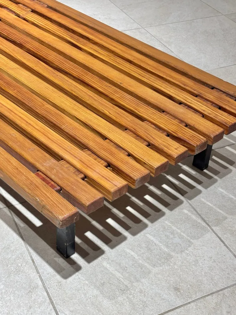 Pamono Cansado Bench by Charlotte Perriand, 1954> Benches