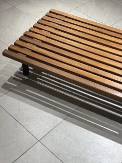 Pamono Cansado Bench by Charlotte Perriand, 1954><noscript><img width=