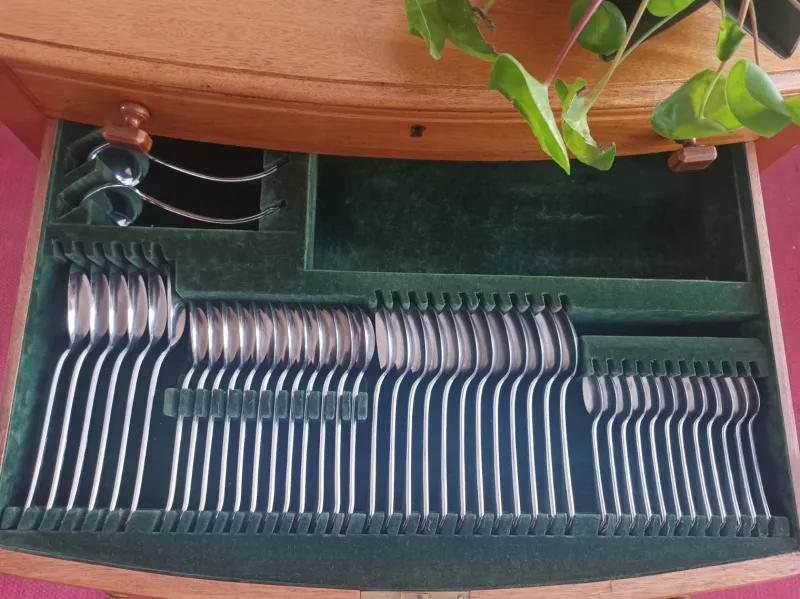 Pamono Canteen of Cutlery by Mappin & Webb, 1920s, Set of 109> Cutlery & Serving Utensils