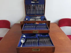 Sale Pamono Canteen of Cutlery from Community, 1890s, Set of 96