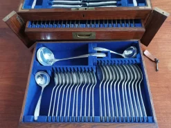 Sale Pamono Canteen of Cutlery from Community, 1890s, Set of 96