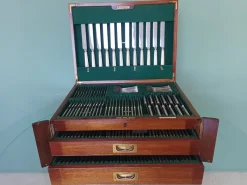 Pamono Canteen of Cutlery from Elkington & Co, 1925, Set of 178> Cutlery & Serving Utensils