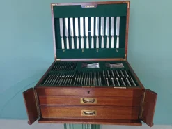 Pamono Canteen of Cutlery from Elkington & Co, 1925, Set of 178><noscript><img width=