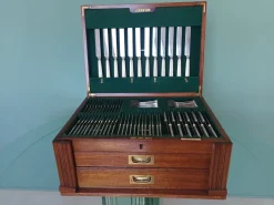 Pamono Canteen of Cutlery from Elkington & Co, 1925, Set of 178><noscript><img width=