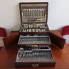 Pamono Canteen of Cutlery from James & William Laing, 1890s, Set of 149> Cutlery & Serving Utensils