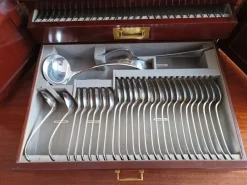 Pamono Canteen of Cutlery from James & William Laing, 1890s, Set of 149><noscript><img width=