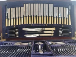 New Pamono Canteen of Cutlery from Lewis Rose & Co., 1930s, Set of 117