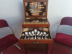 Pamono Canteen of Cutlery from Viners, 1920s, Set of 103> Cutlery & Serving Utensils
