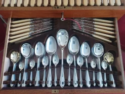 Pamono Canteen of Cutlery from Viners, 1920s, Set of 103><noscript><img width=