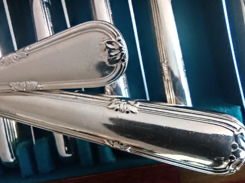 Pamono Canteen of Cutlery from Walker & Hall, 1930s, Set of 117> Cutlery & Serving Utensils