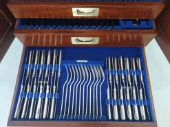 Online Pamono Canteen of Cutlery from Walker & Hall, 1920s, Set of 107