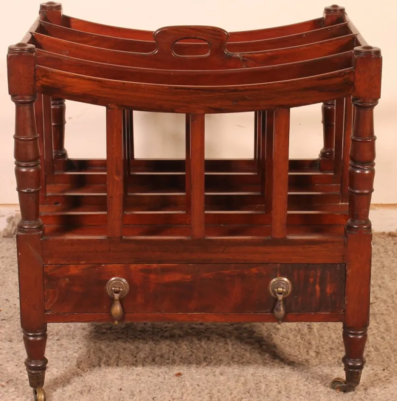 Discount Pamono Canterbury in Mahogany, England, 19th Century