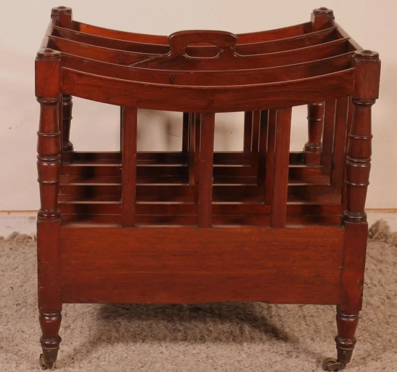 Discount Pamono Canterbury in Mahogany, England, 19th Century