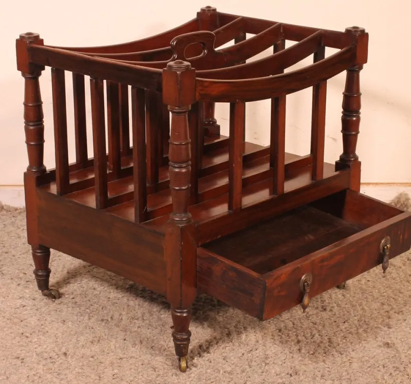 Discount Pamono Canterbury in Mahogany, England, 19th Century