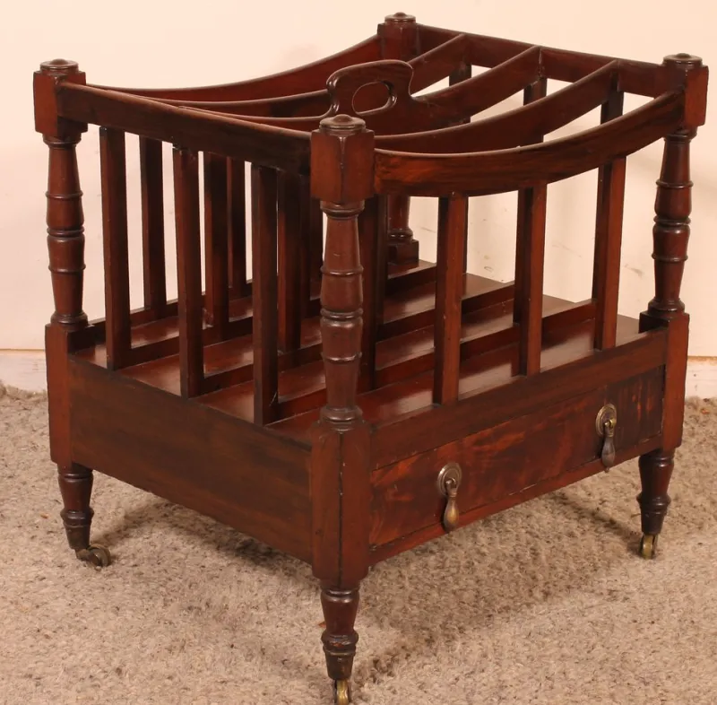 Discount Pamono Canterbury in Mahogany, England, 19th Century
