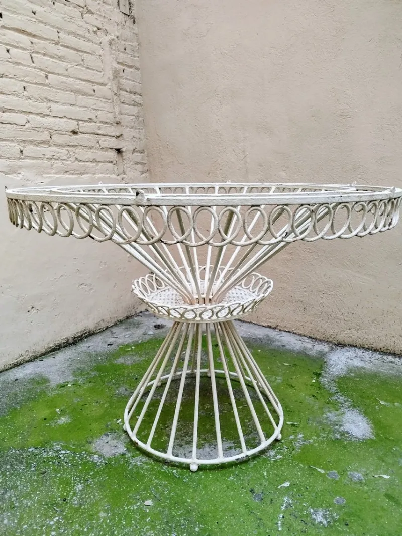 Outlet Pamono Cap Dail Garden Table by Mathieu Matégot, France, 1950s