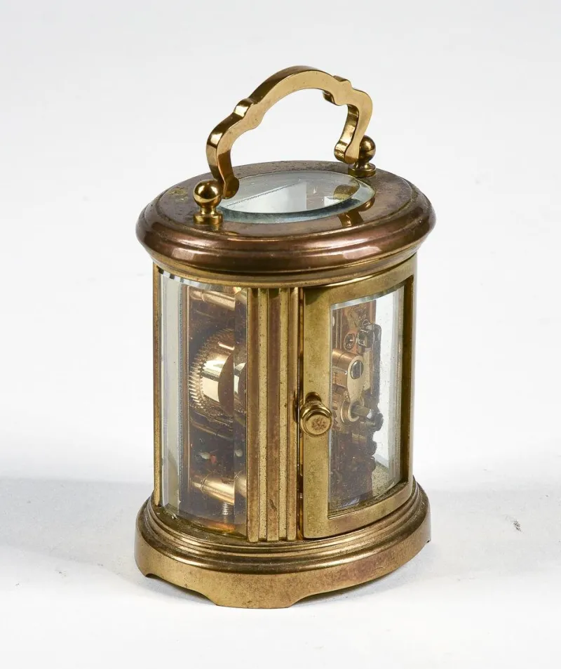 Pamono Cappuccina Alarm Clock with Key by Matthew Norman, 1950s> Clocks
