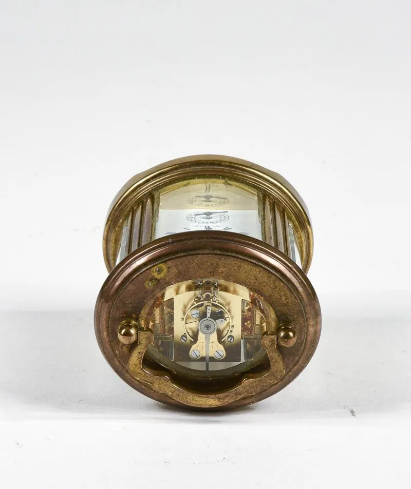 Pamono Cappuccina Alarm Clock with Key by Matthew Norman, 1950s> Clocks