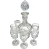 Discount Pamono Carafe with Stopper and Liqueur Glasses, 1940s, Set of 7