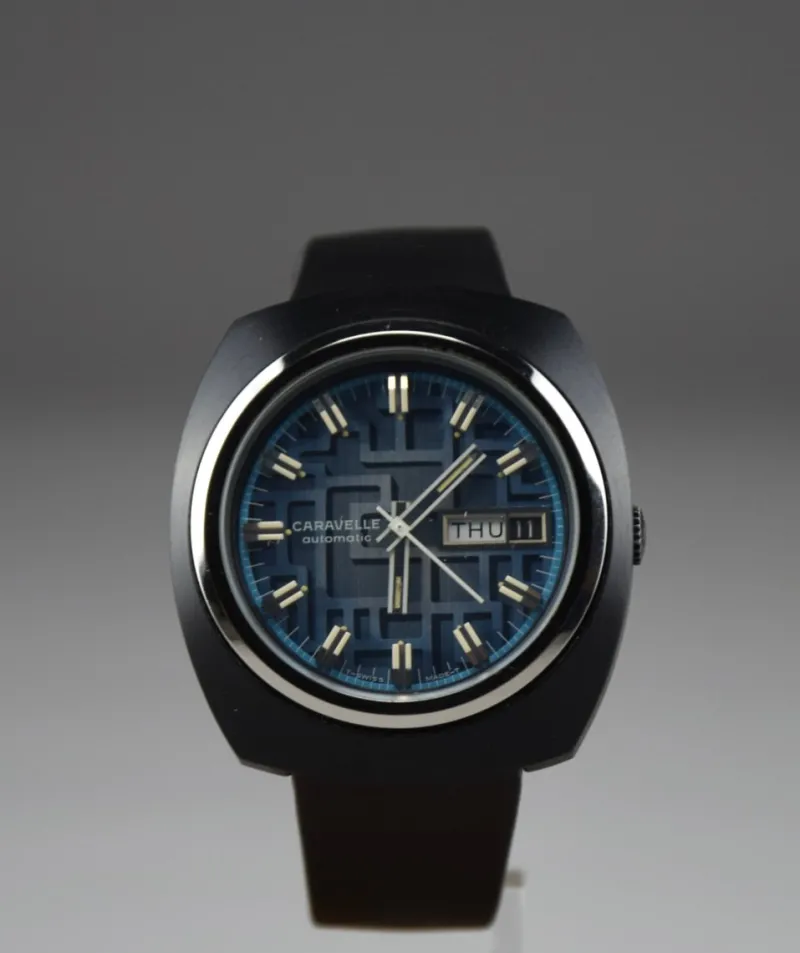 Pamono Caravelle 7574-3 Automatic Mens Wristwatch by Bulova, 1970