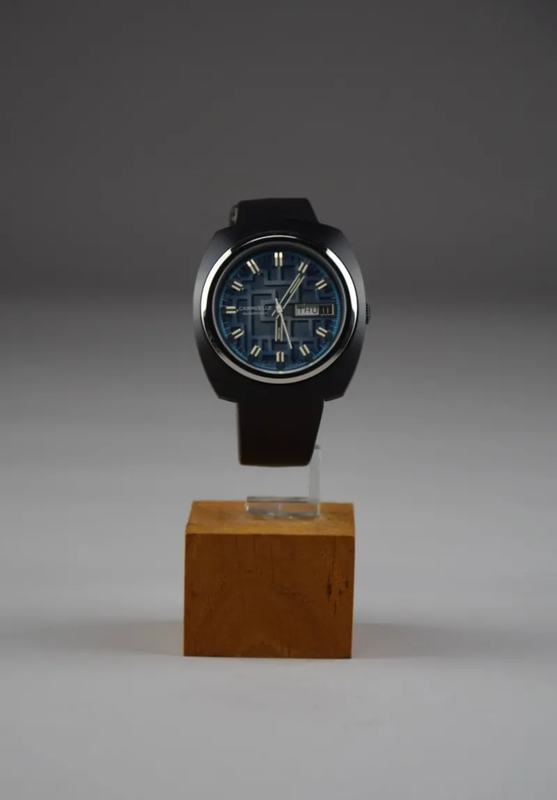 Pamono Caravelle 7574-3 Automatic Mens Wristwatch by Bulova, 1970