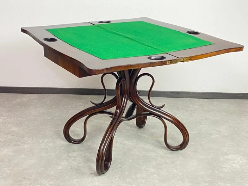 Hot Pamono Card Table from Thonet