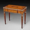 New Pamono Card Table in Burr Walnut