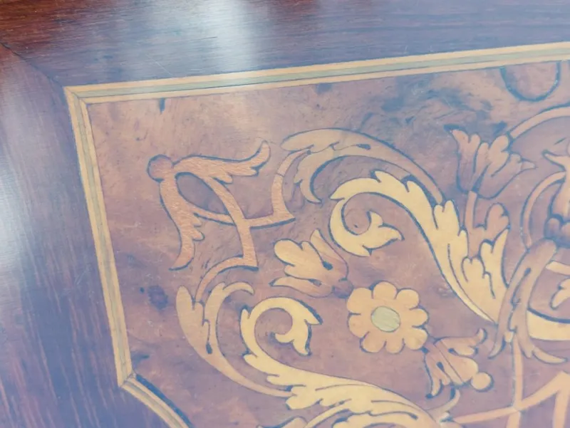 New Pamono Card Table in Burr Walnut