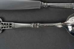 Pamono Cardeilhac Silver Cutlery Set with Minerva Hallmark, 1890s, Set of 150><noscript><img width=